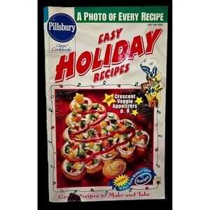 Pillsbury Easy Holiday Recipes Classic Cookbook Christmas December 1997 #202